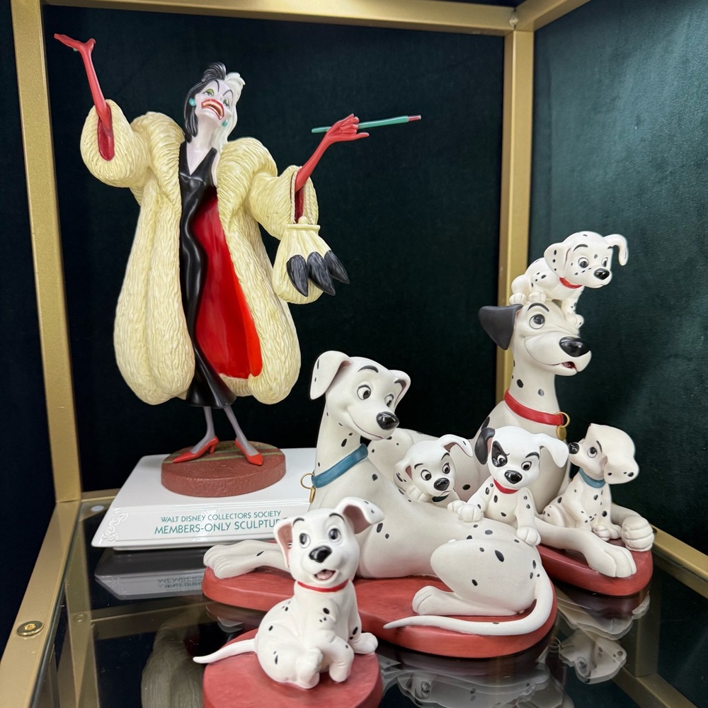 WDCC 101 Dalmatians Bundle of 4 Figurines